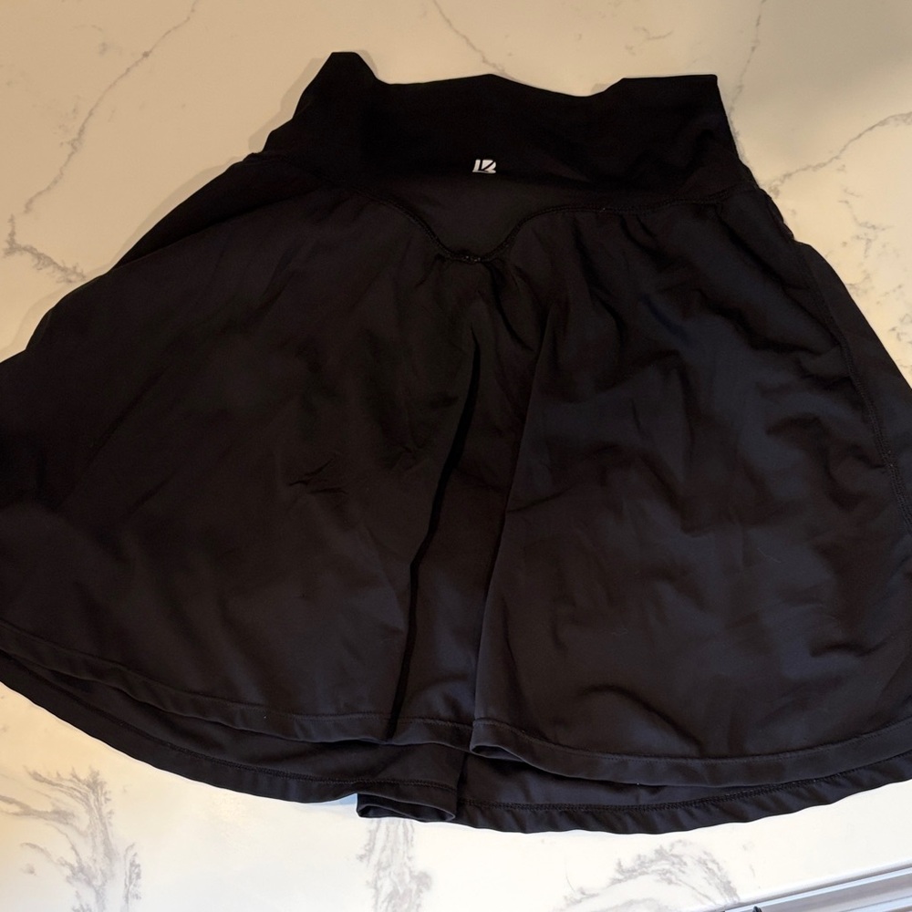 Buffbunny Small Black Athletic Skort with Built-In Shorts